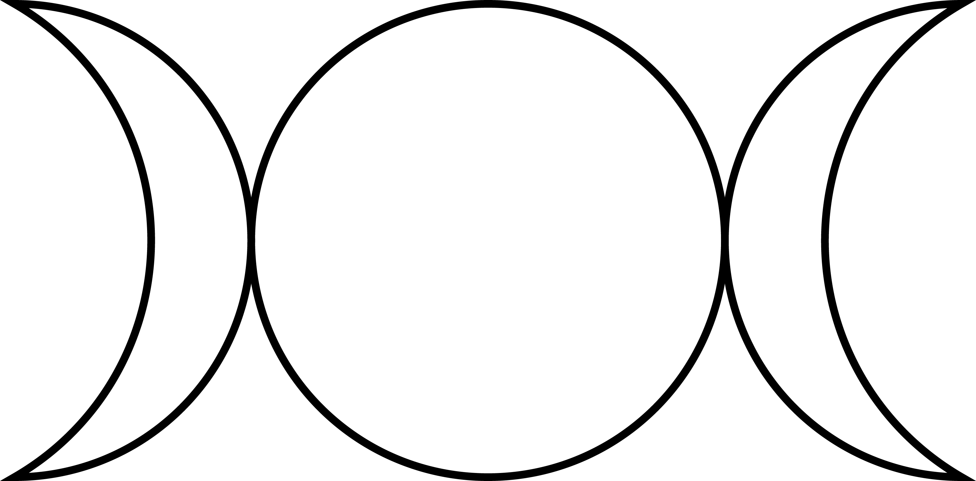 Triple moon symbol